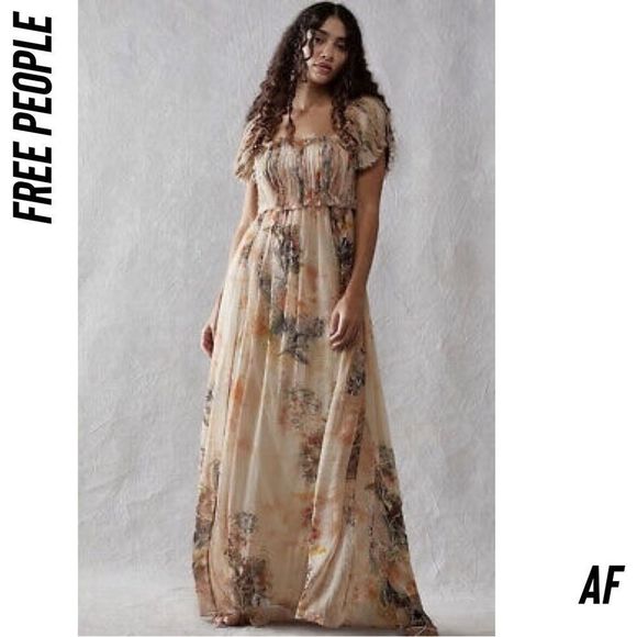 FREE PEOPLE IRINA MAXI DRESS STUNNING DRESS - Picture 4 of 14